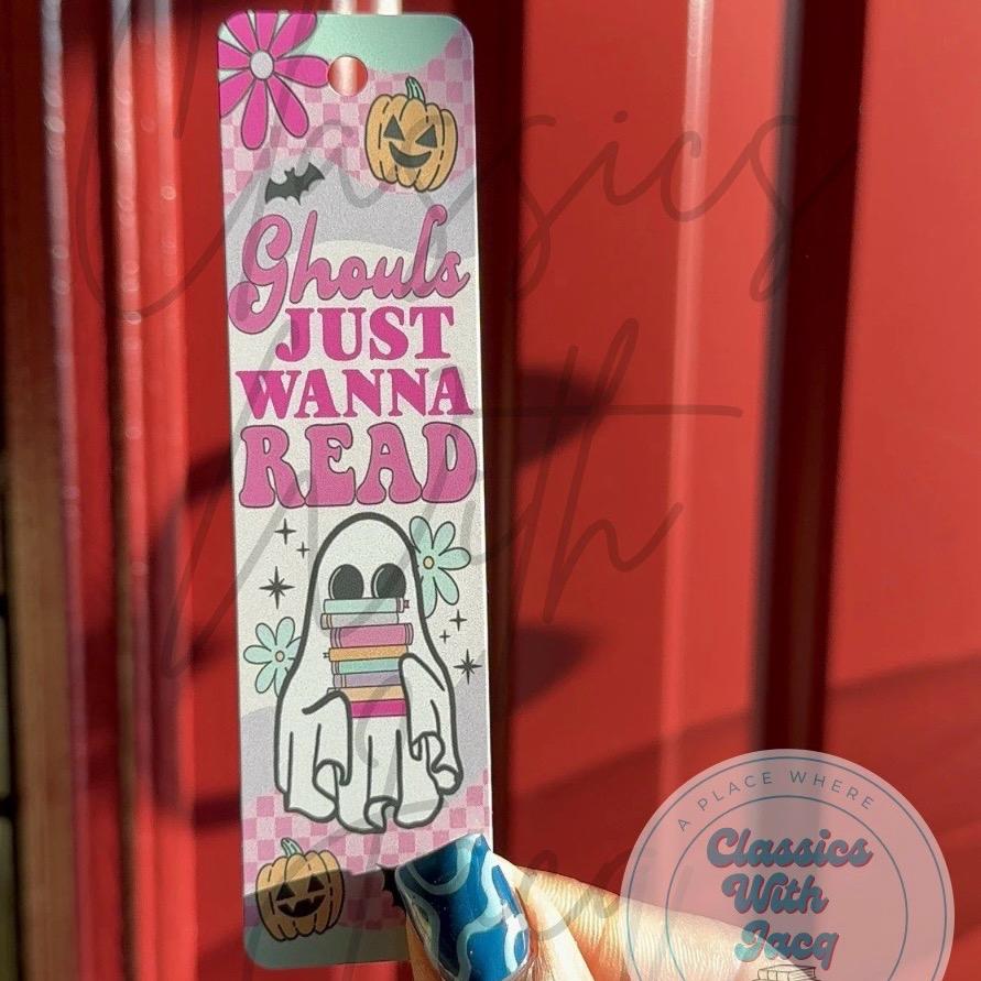 Halloween / Fall Bookish Metal Bookmarks