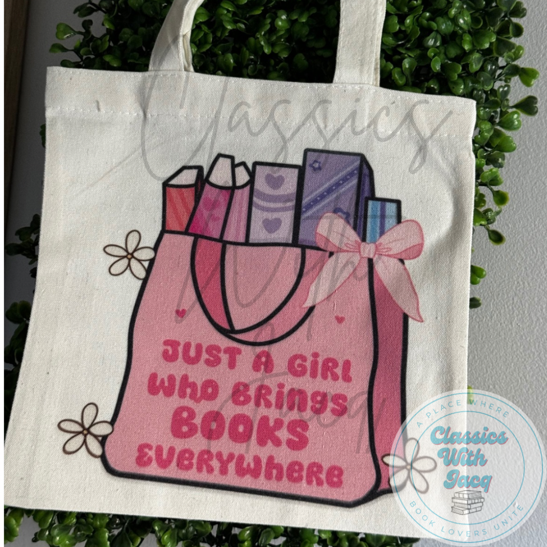 Oopsie Bookish Mini Tote Bags