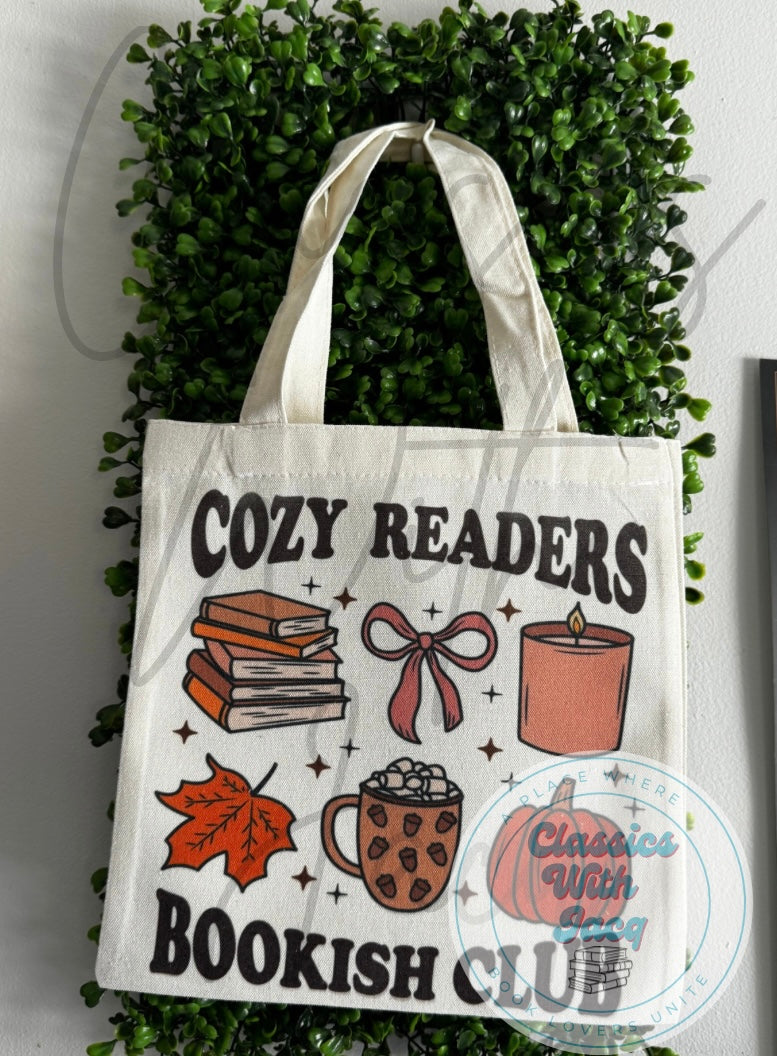 Fall Bookish Mini Totes