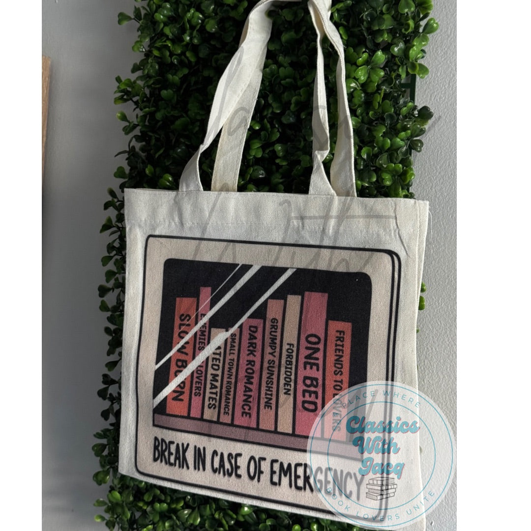 Oopsie Bookish Mini Tote Bags