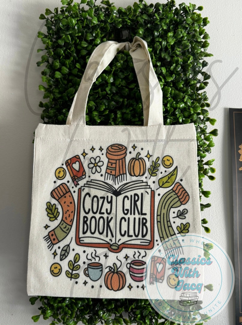 Fall Bookish Mini Totes