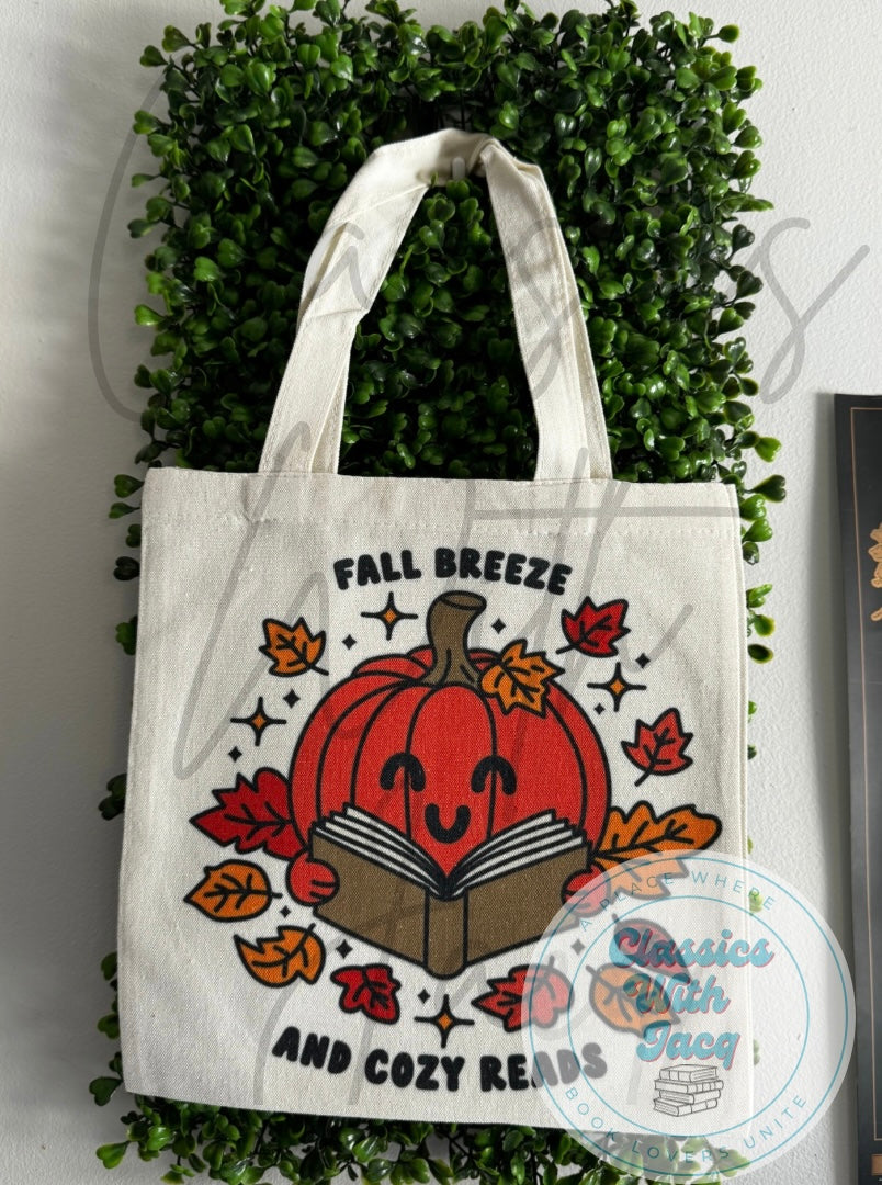 Fall Bookish Mini Totes