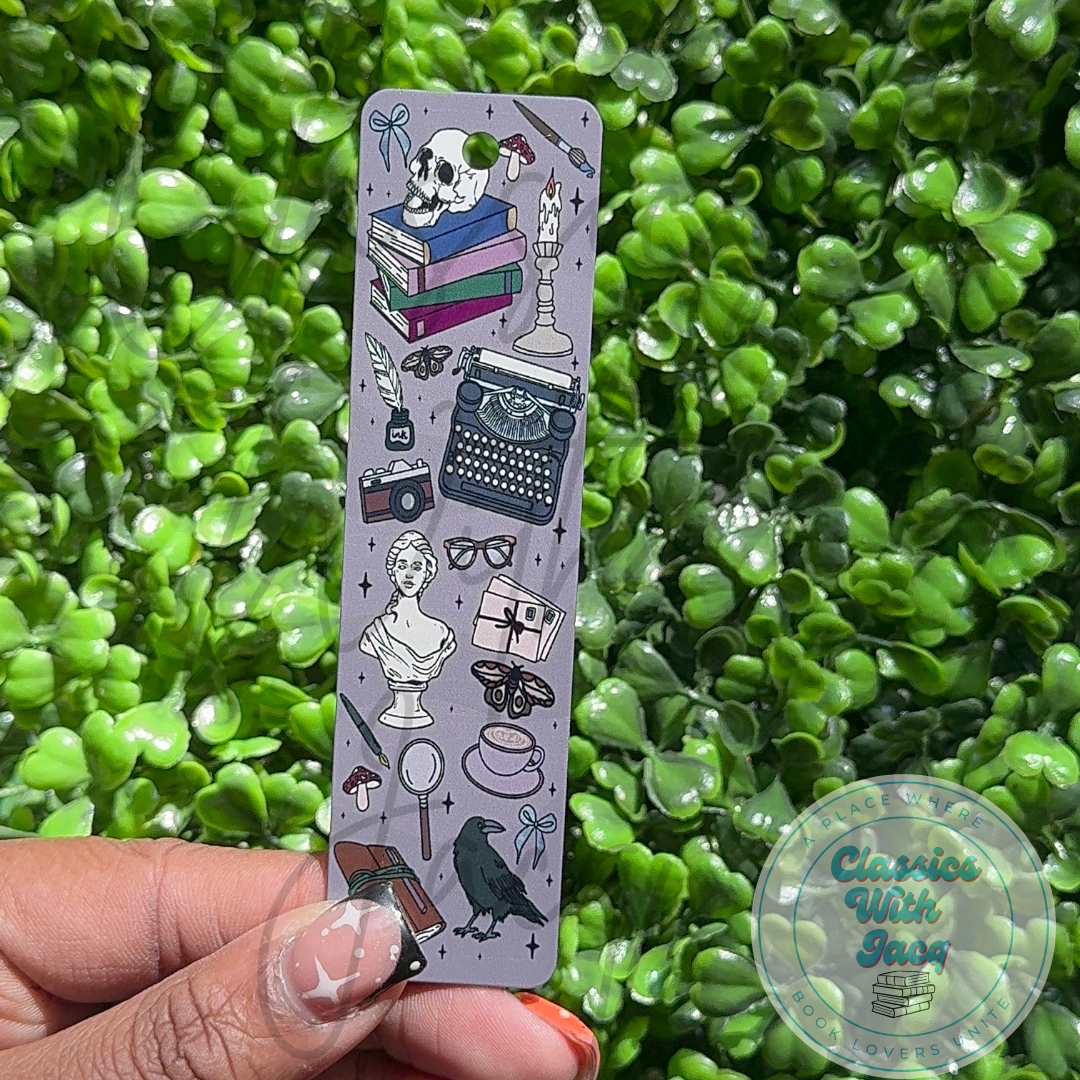 Dark Academia Metal Bookmarks