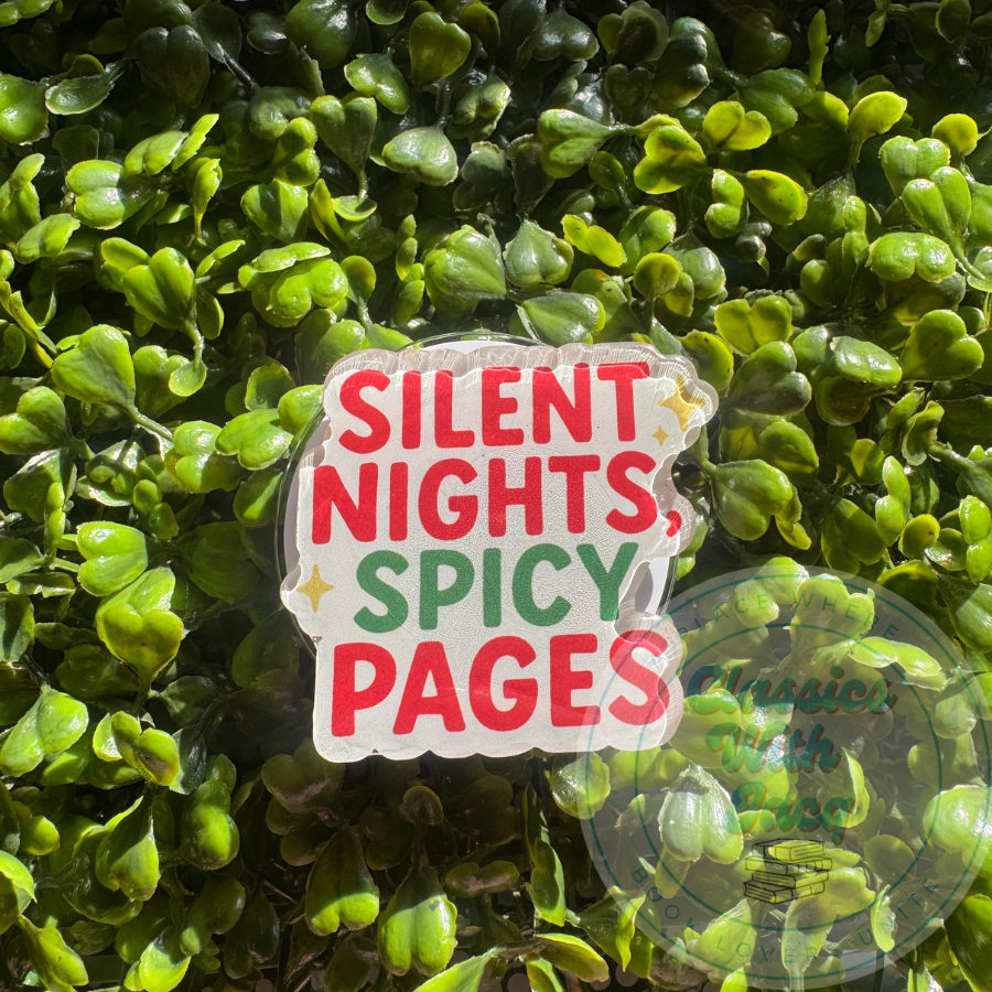 Silent Nights, Spicy Pages MagSafe Kindle Grip