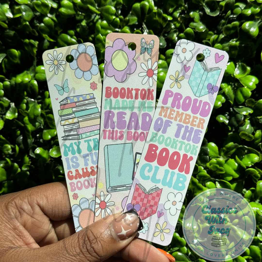 Booktok Metal Bookmarks