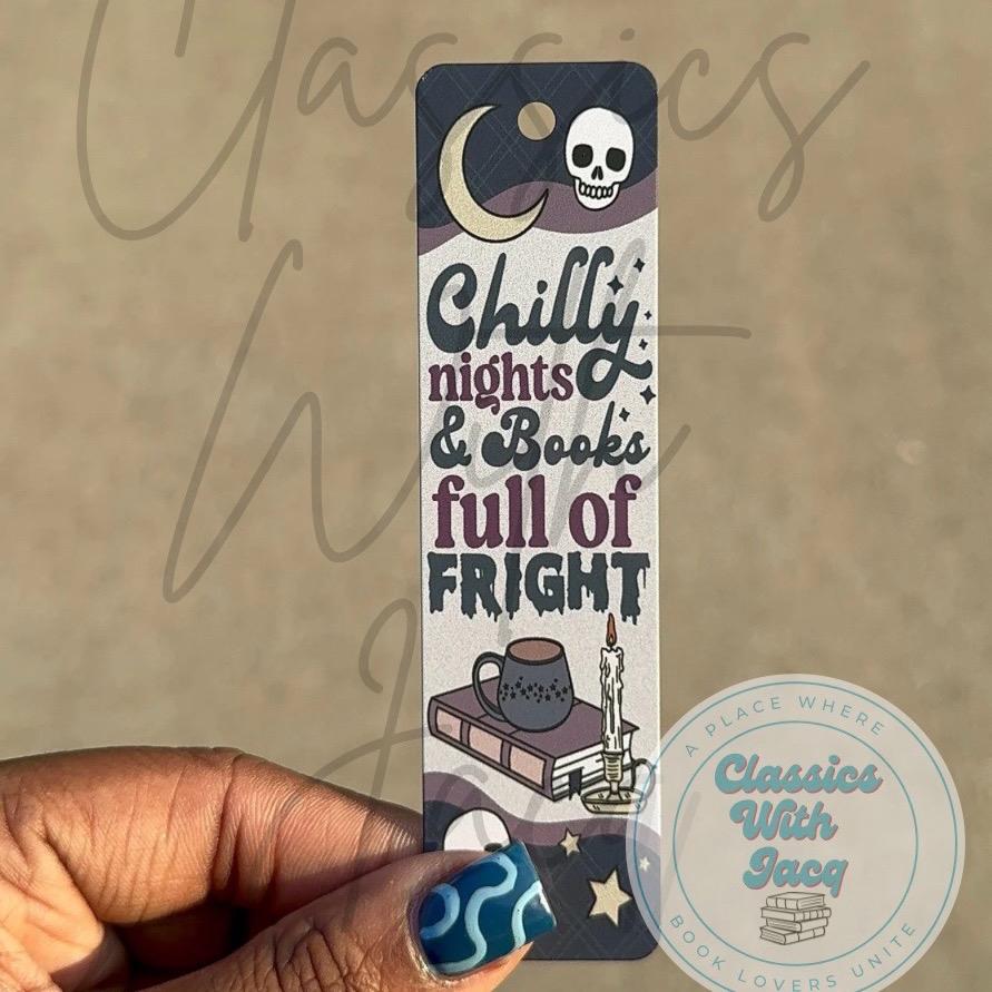 Halloween / Fall Bookish Metal Bookmarks