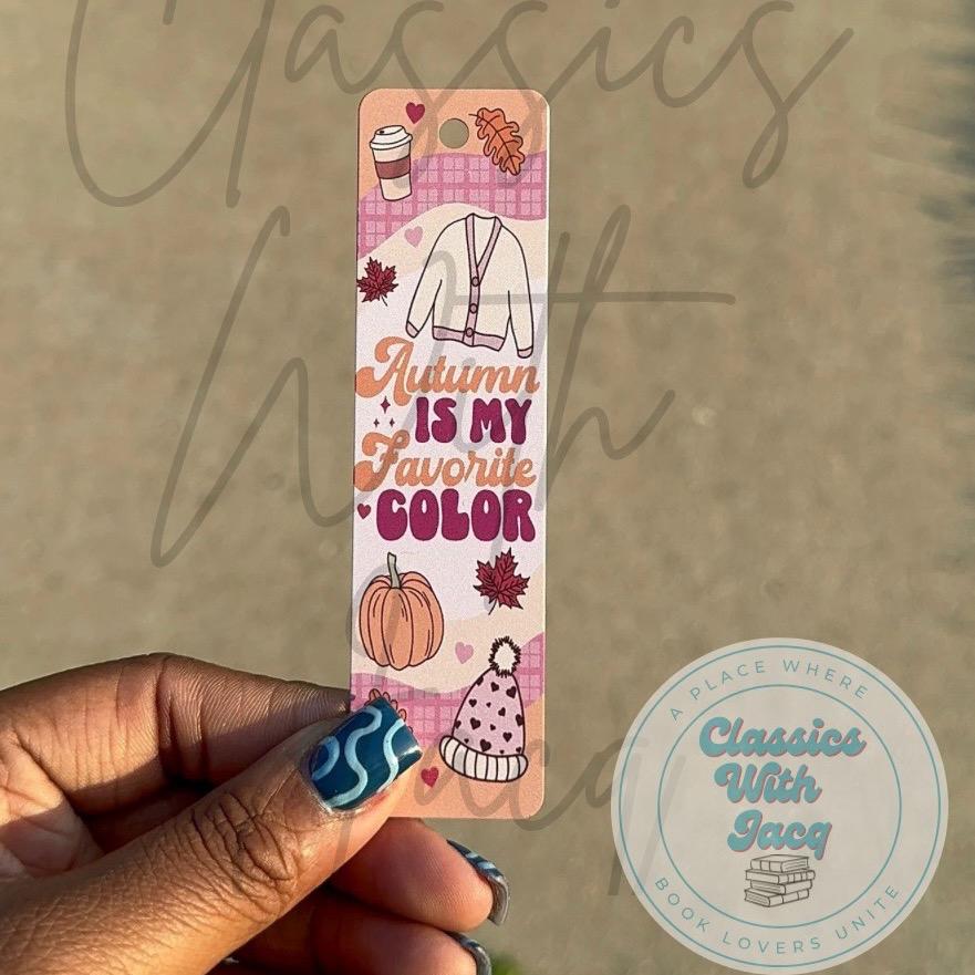 Halloween / Fall Bookish Metal Bookmarks