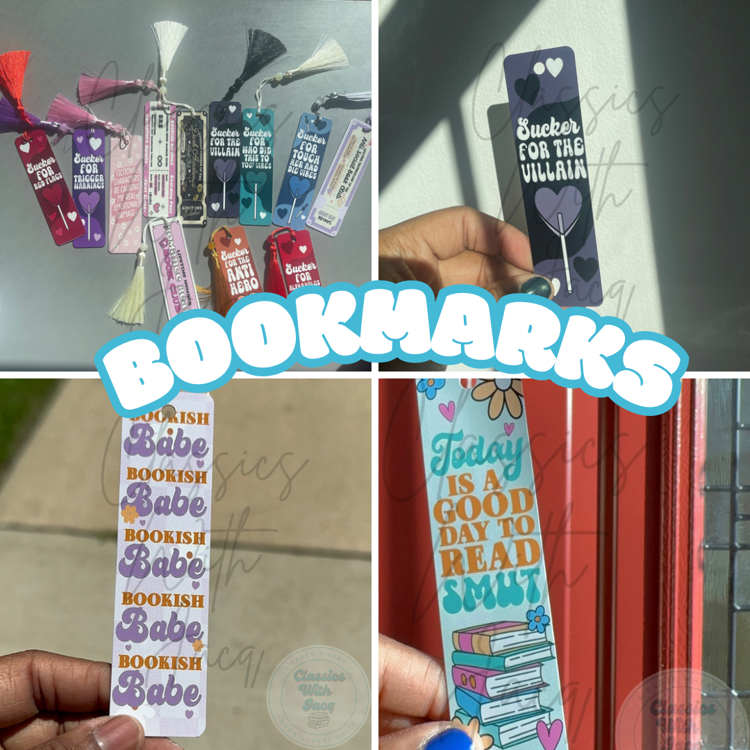 Bookish Metal Bookmarks