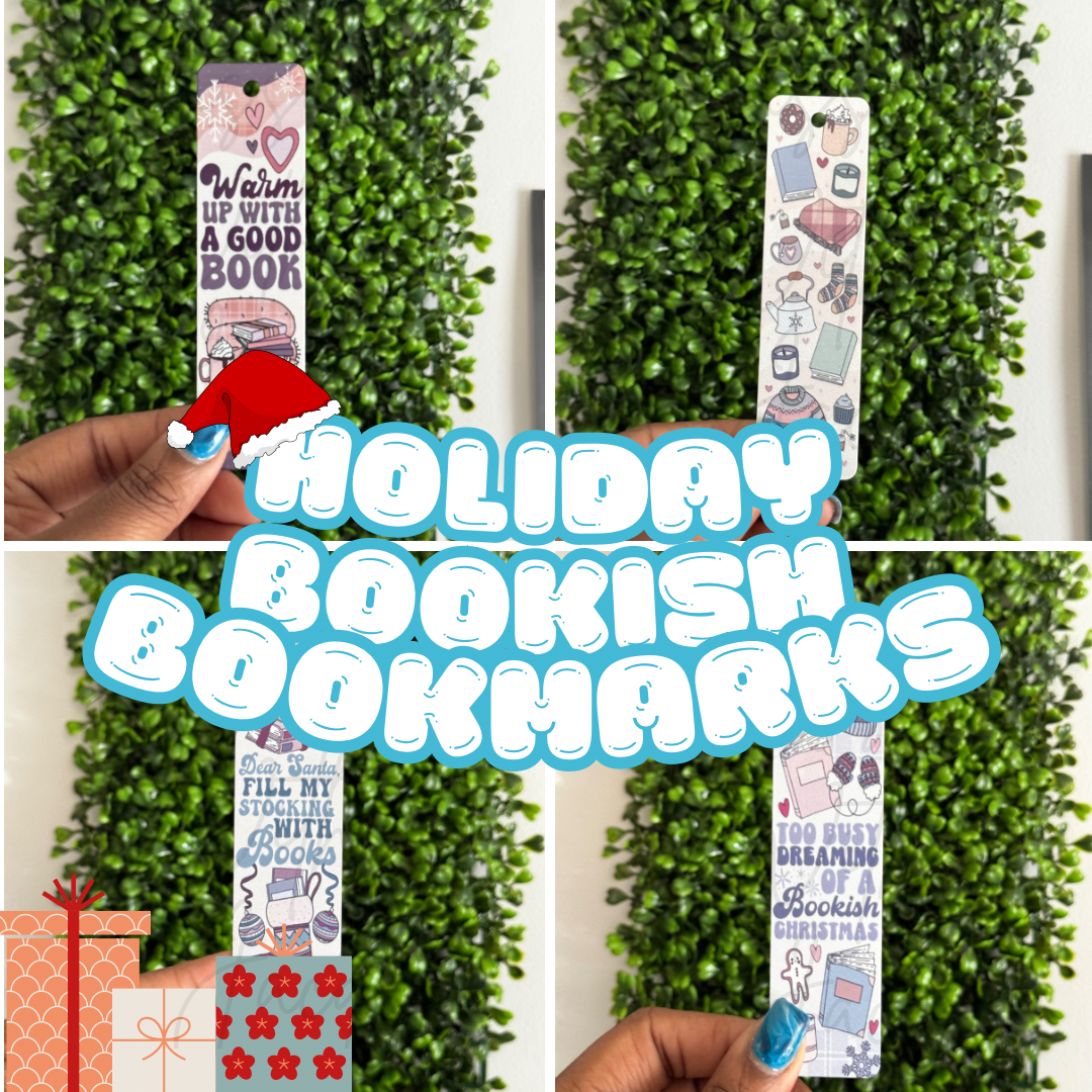 Holiday Bookish Bookmarks
