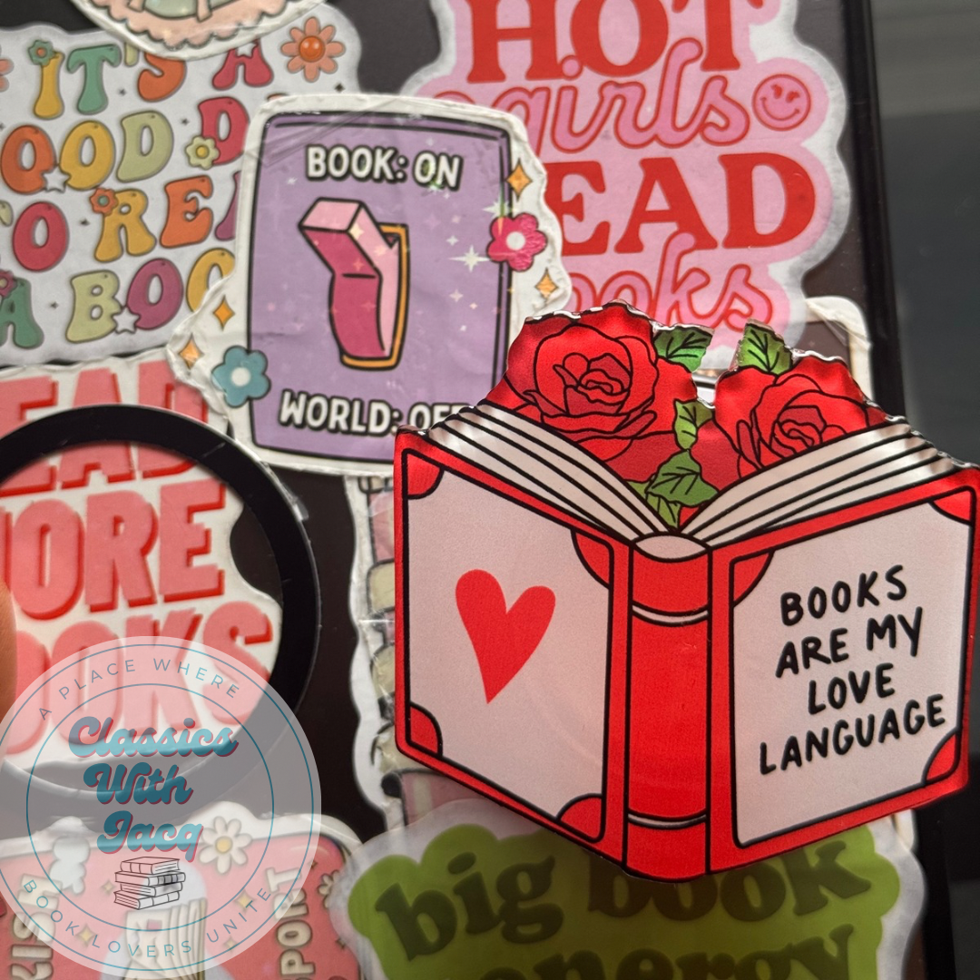 Books are my valentine Magsafe Kindle Grip