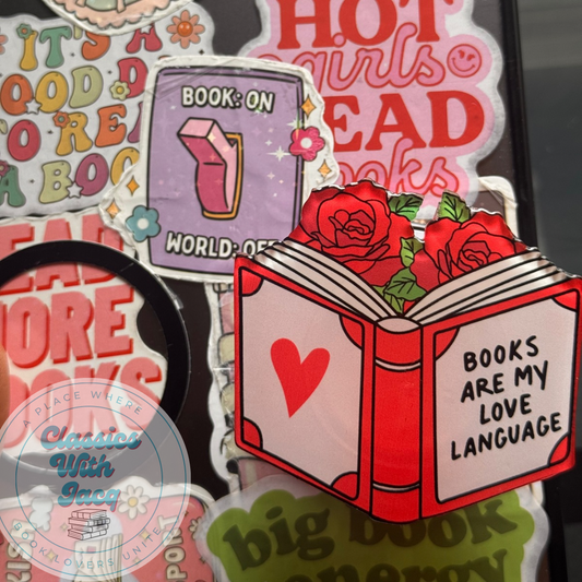 Books are my valentine Magsafe Kindle Grip