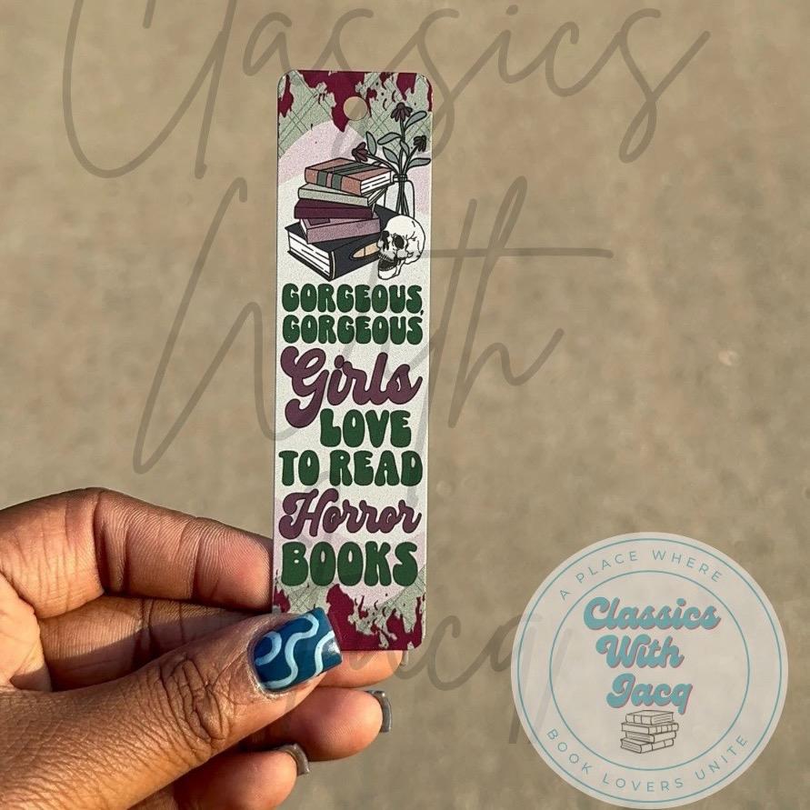 Halloween / Fall Bookish Metal Bookmarks