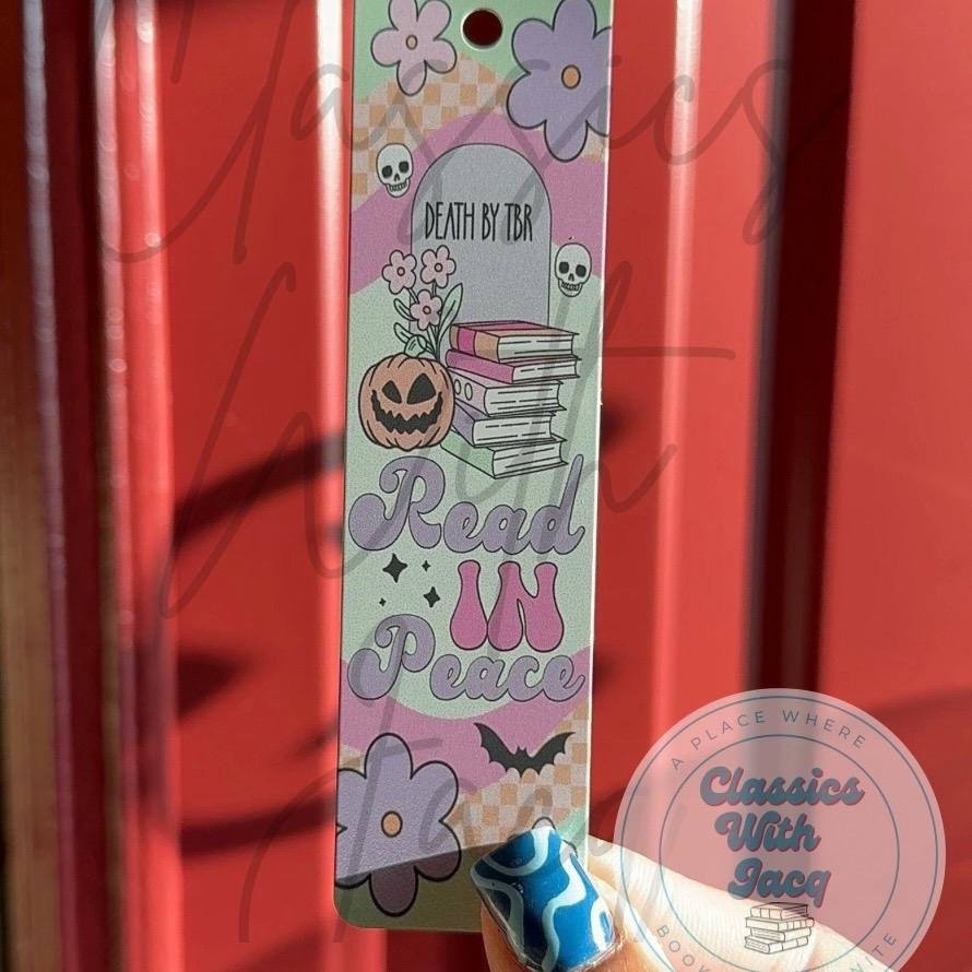 Halloween / Fall Bookish Metal Bookmarks