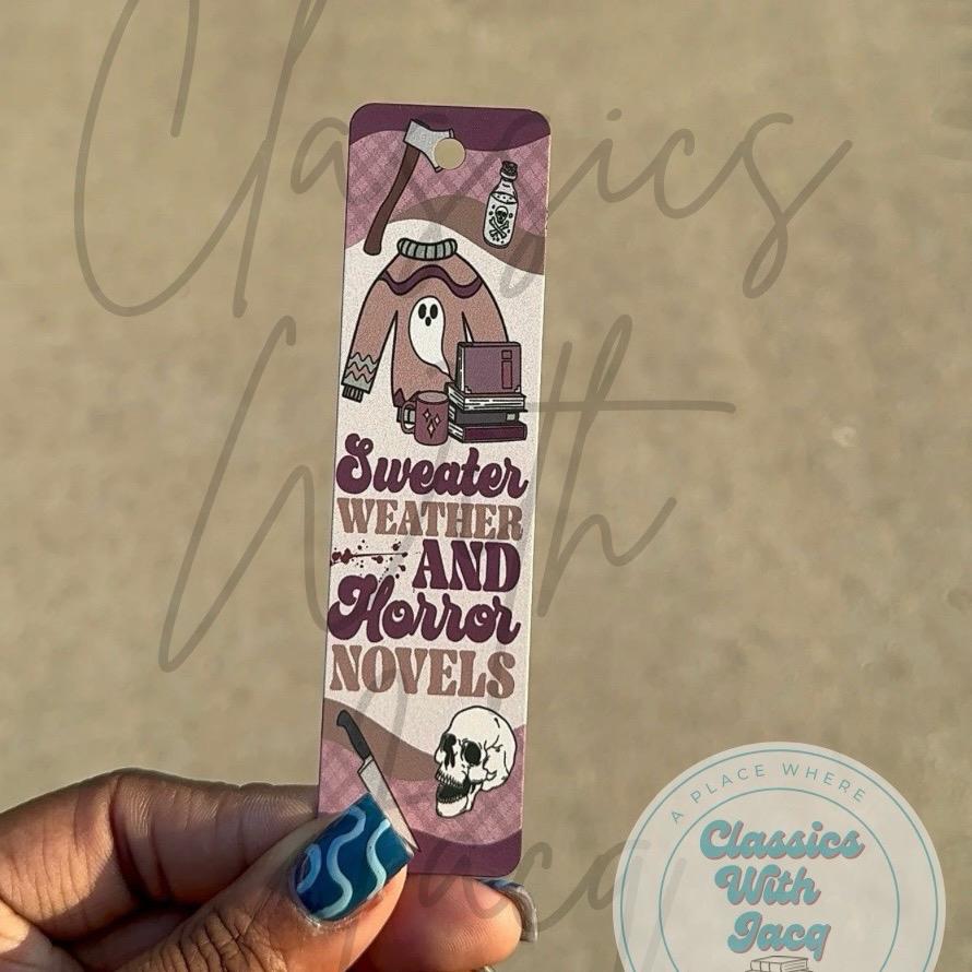 Halloween / Fall Bookish Metal Bookmarks